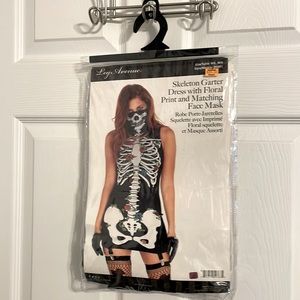 Legs Avenue Skeleton Costume w/ face mask